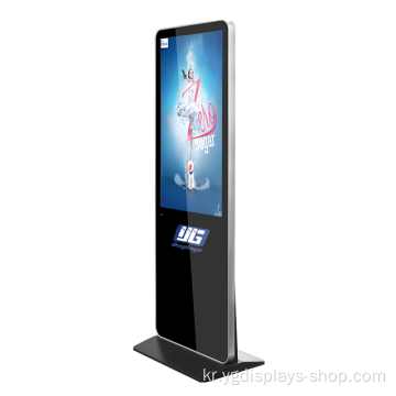 43 인치 디지털 바닥 서있는 LCD 광고 플레이어